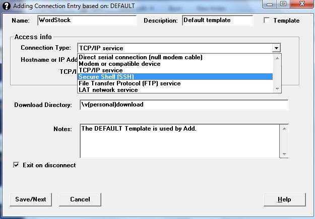 secure shell dialer