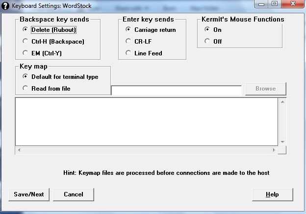 keyboard settings