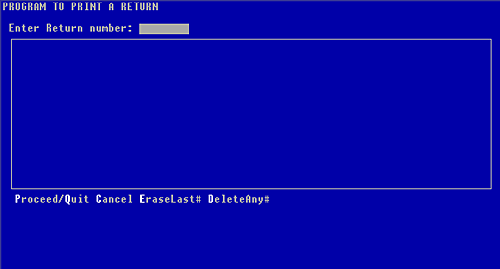 Figure 10-4, list box of the Program to Print a Return